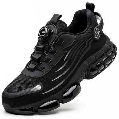 Men’s Steel Toe Safety Work Shoes - Dial Closure and Slip-On Design
