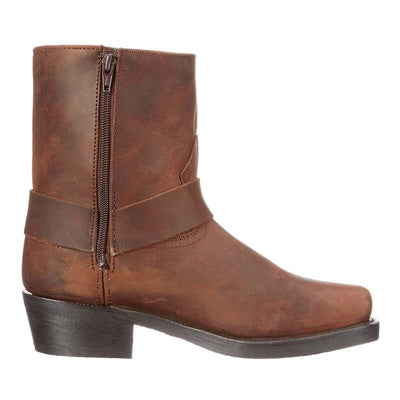 Men’s Western Harness Boots – Square Toe Mid Calf Cowboy Boots